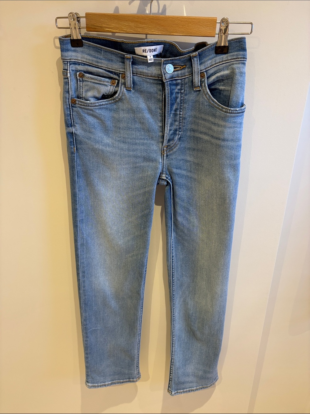 Re/Done Light Blue Skinny Jeans